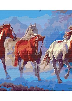 Картины по номерам «гордое стадо» bs8467 (48x60 см l)