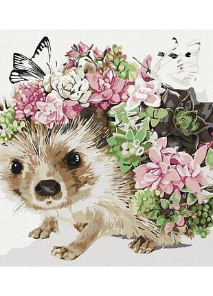 Картины по номерам «весенний ёж» bs52140 (48x60 см l)