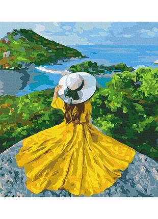 Картины по номерам «девушка солнца» bs37988 (48x60 см l)