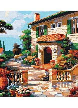 Картины по номерам «солнечная улица» bs51617 (48x60 см l)