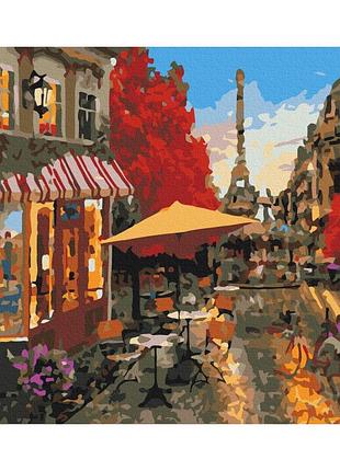 Картина за номерами "вуличне життя парижа" bs51385 (48x60 см l)