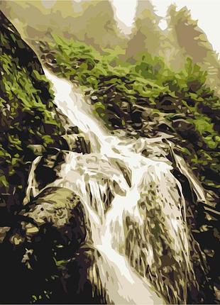 Картина за номерами "шум водоспаду" bs52579 (48x60 см l)
