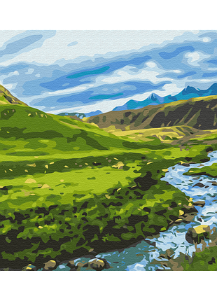 Картина за номерами "альпійський луг" bs30094 (48x60 см l)