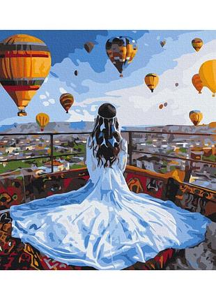 Картины по номерам «мечтатель в каппадокии» bs37984 (48x60 см l)