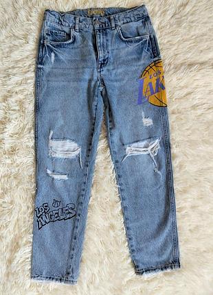 Джинсы от zara для девочек 152 см