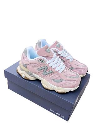 Женские кроссовки new balance 9060 розовые🔥
