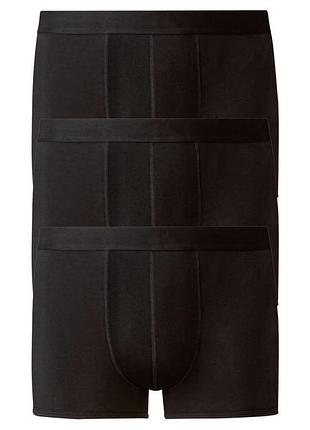 Труси-боксери набір 3 шт. для чоловіка livergy lycra® 381917/н_450237_499678_464897_486981_473658_464898 xxl чорний