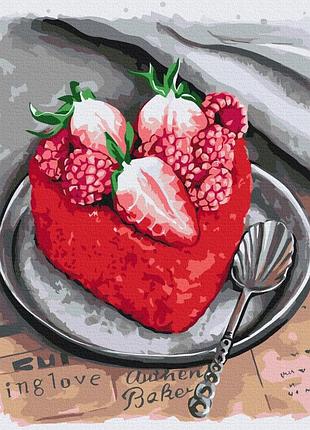 Картина за номерами "любов на десерт © anna kulyk" bs53586 (48x60 см l)
