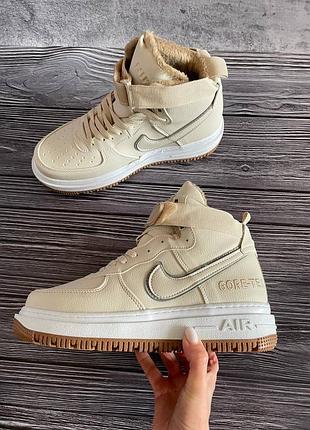Уцінка кросівки унісекс зима nike air force 1 high gore-tex