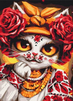 Картина по номерам «кот роуз ©марианна пащук» bs53351 (48x60 см l)