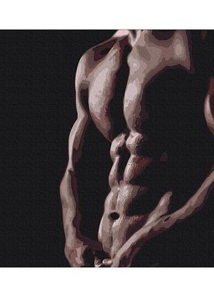 Картина за номерами "оголений чоловік" bs30480 (48x60 см l)