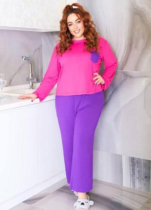 Яскрава піжама для дівчат plus size