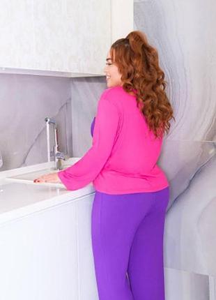 Яскрава піжама для дівчат plus size 2