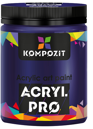 Краска художественная acryl pro art kompozit 430 мл, 390 ультрамарин синий