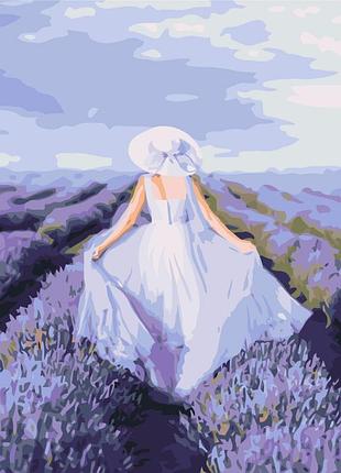 Картина за номерами "лавандова легкість" bs52649 (48x60 см l)