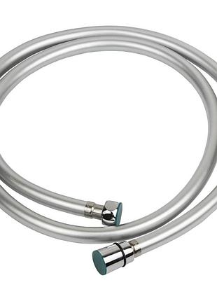 Шланг для душа 1/2" pvc 3-х слойный с подшипником серебристый 150см aquatica xb-0173 (9791611)