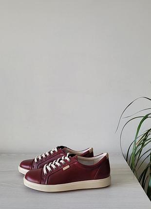 Кроссовки кожаные оригинал ecco soft 7 430003 гг.36