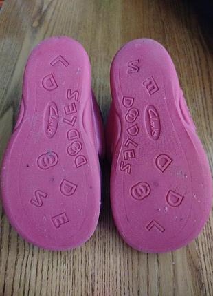 Детские тапочки clarks 7