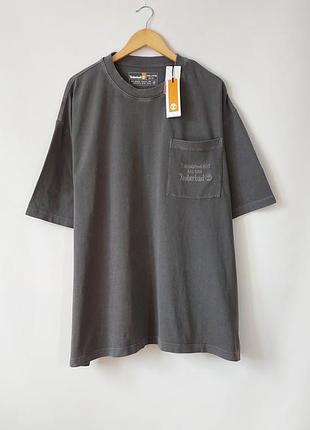 Хлопковая футболка "timerland" gd heavyweight pocket tee.