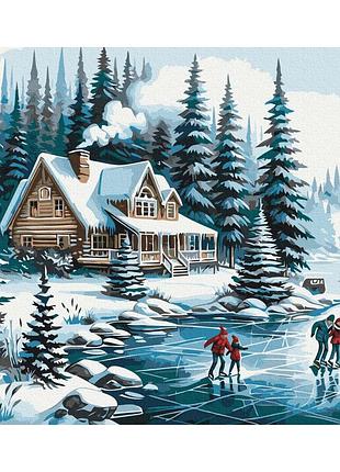 Картины по номерам «зимние каникулы» bs53846 (48x60 см l)