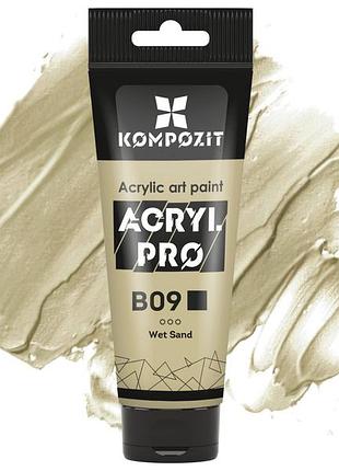 Краска художественная серия "пастель" acryl pro art kompozit 75 мл