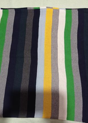 Супер большой мягкий разноцветный трикотажный шарф палантин4 фото