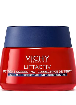 Крем для лица vichy liftactiv b3 ночной с ретинолом для коррекции пигментных пятен 50мл