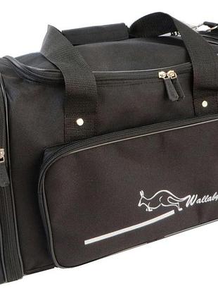 Дорожная сумка с расширением wallaby 40 л черная