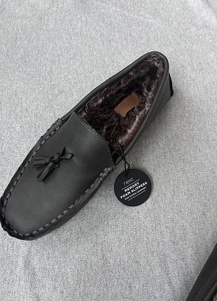 Next memory foam теплі капці мокасини 43