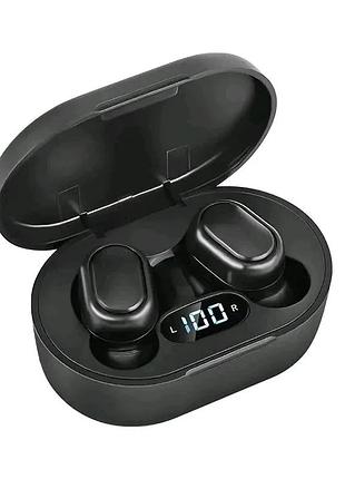 Беспроводные наушники tws e7s y bluetooth 5.0 с кейсом черный