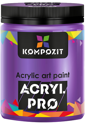 Краска художественная acryl pro art kompozit 430 мл, 462 фиолетовый светлый