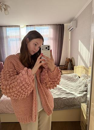 Теплий ніжний кардиган