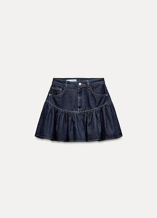 Джинсова спідниця zara
