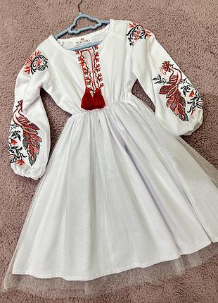 Дитяча вишиванка мережка (р. 128, маломірить на 122)
