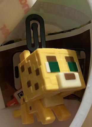 Оцелот фігурка kinder joy minecraft, майнкрафт кіндер