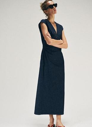 Zara сукня плаття міді  під джинс