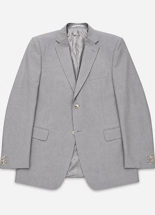 Класичний сірий костюм yves gerard 100% virgin wool (піджак + штани, розмір 54 / 27 / xl)