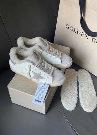Зимові утеплені кеди golden goose
