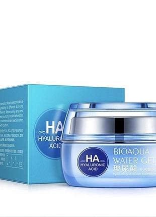 Зволожувальний крем для обличчя bioaqua water get hyaluronic acid cream, 50 г (новий).
