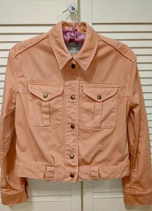 Джинсовая куртка пиджак allsaints