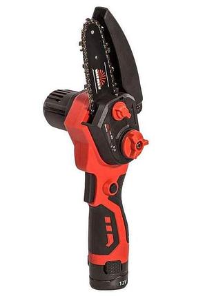 Пила цепная аккумуляторная 300вт 4 (10см) akz 1210ck kit тм vitals