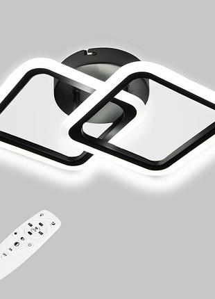 Потолочная led люстра, светодиодный светильник sunlight черный 6325/2s
