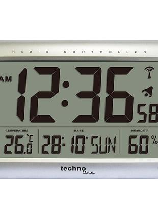 Часы настенные technoline ws8009 silver 2