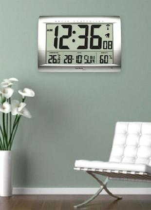 Часы настенные technoline ws8009 silver 3