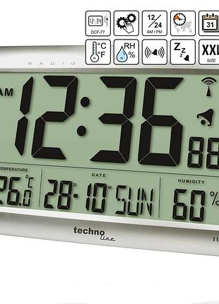 Часы настенные technoline ws8009 silver 4