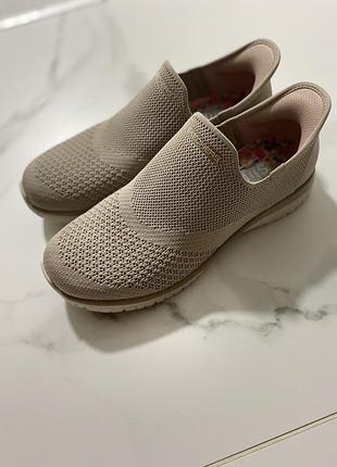 Skechers slip-ins: virtue beige 104425 36р. 23 см
