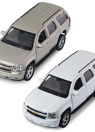 Автомодель - chevrolet tahoe 2008 (белый, серый)