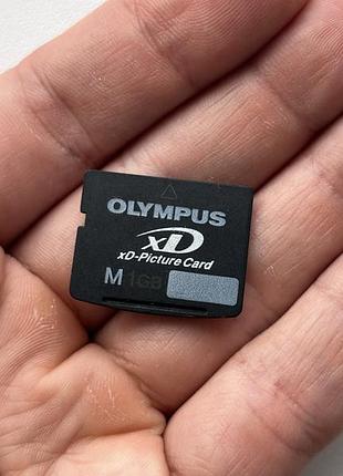 Флеш карта флешка olympus xd m 1gb xd-picture card