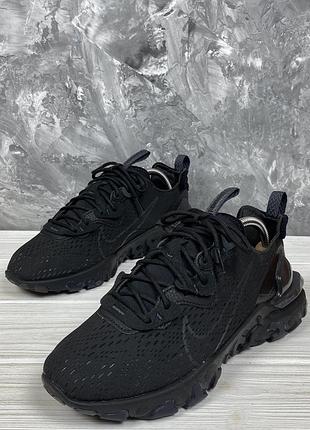Кроссовки nike react vision black 41/26 см 2