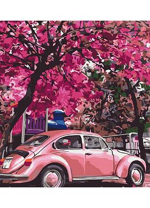 Картины по номерам «цветущая парковка» bs32366 (48x60 см l)